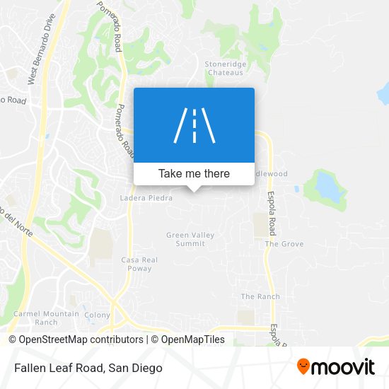 Mapa de Fallen Leaf Road