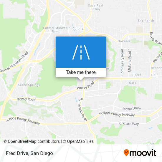 Mapa de Fred Drive