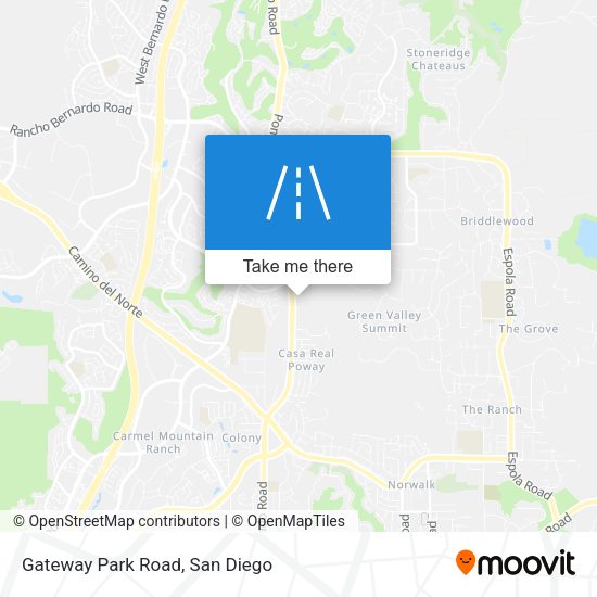 Mapa de Gateway Park Road
