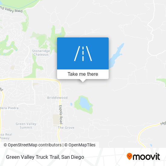 Green Valley Truck Trail map