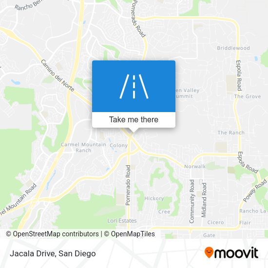 Mapa de Jacala Drive