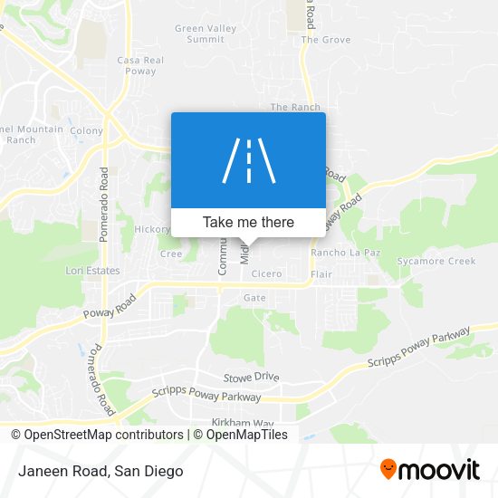 Mapa de Janeen Road