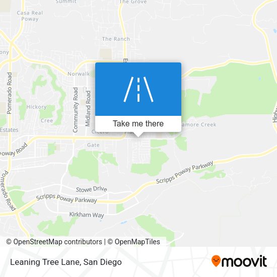 Mapa de Leaning Tree Lane