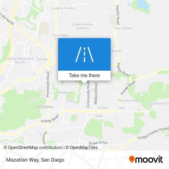 Mapa de Mazatlan Way