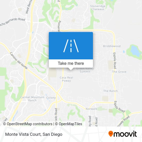 Mapa de Monte Vista Court