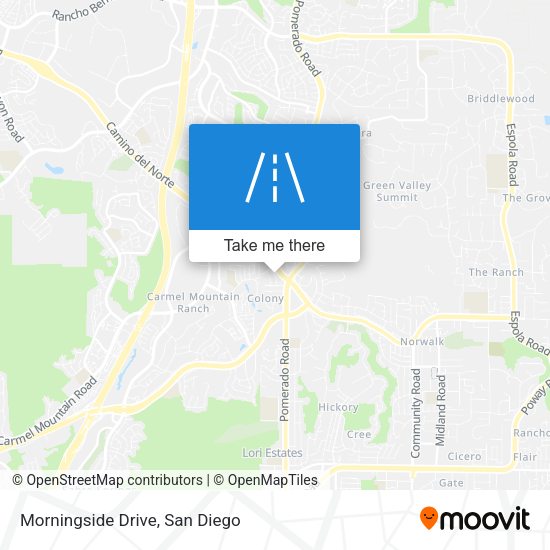 Morningside Drive map