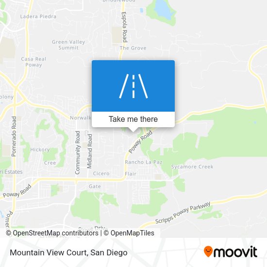Mountain View Court map