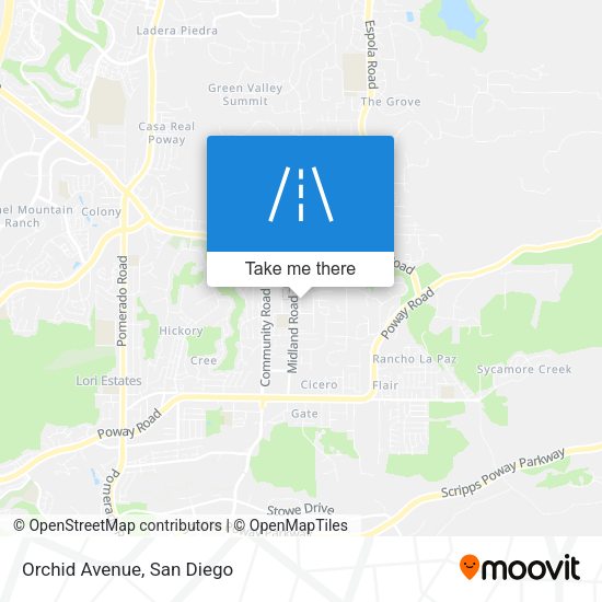 Mapa de Orchid Avenue