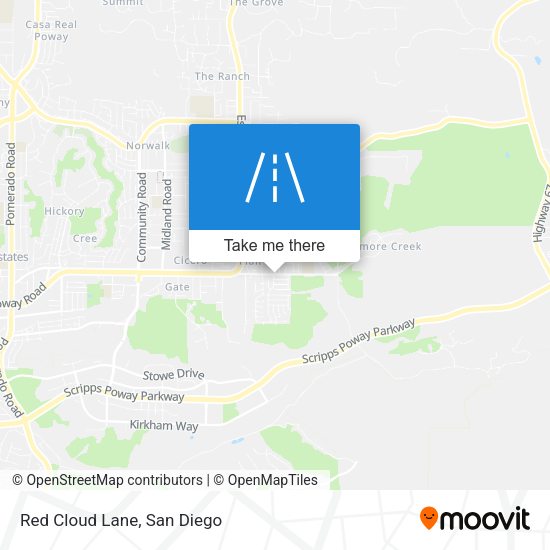 Mapa de Red Cloud Lane