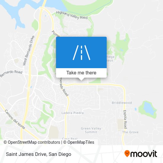 Saint James Drive map