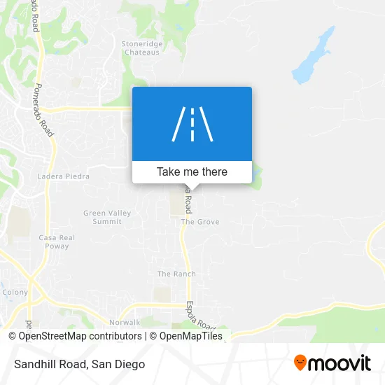 Sandhill Road map