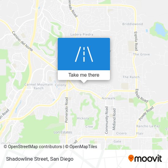 Mapa de Shadowline Street
