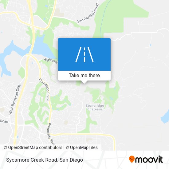 Sycamore Creek Road map