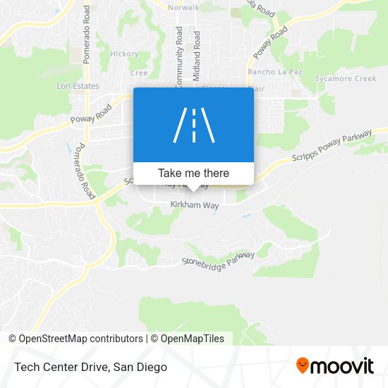 Tech Center Drive map