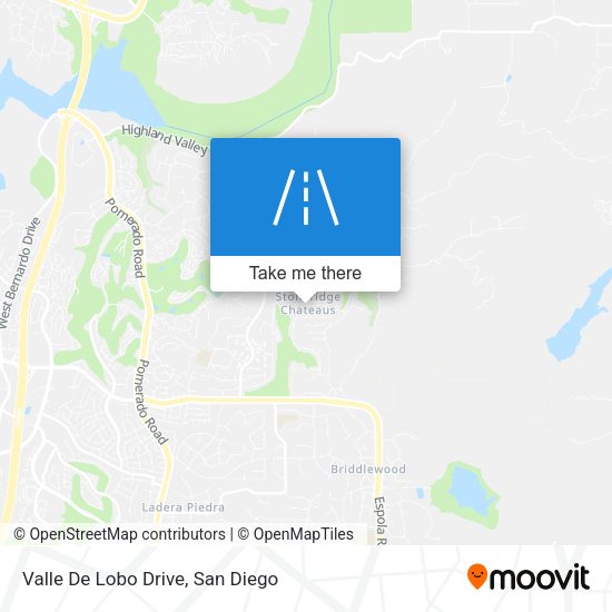 Valle De Lobo Drive map