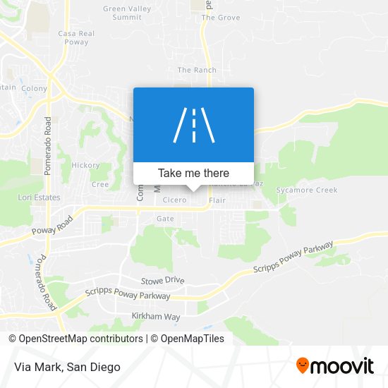 Mapa de Via Mark