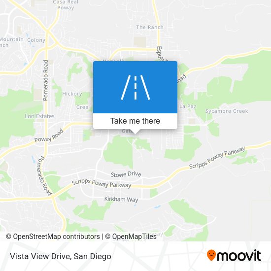 Mapa de Vista View Drive