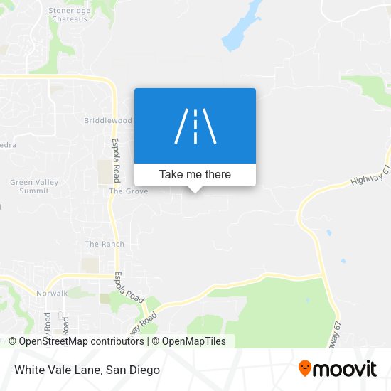 Mapa de White Vale Lane