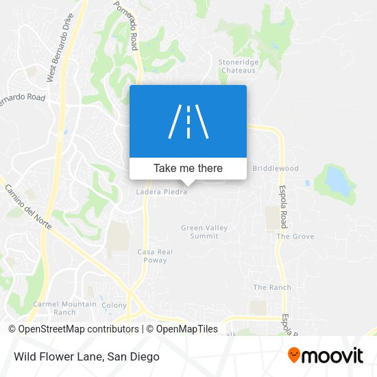 Mapa de Wild Flower Lane
