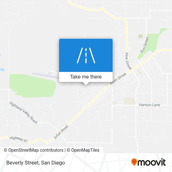 Mapa de Beverly Street