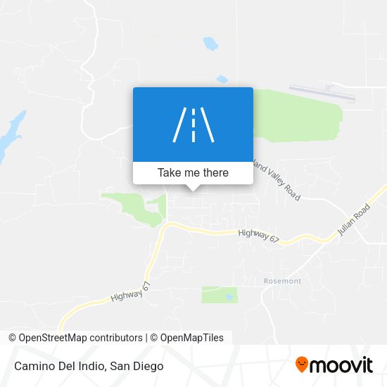 Mapa de Camino Del Indio