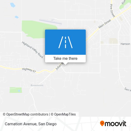 Mapa de Carnation Avenue