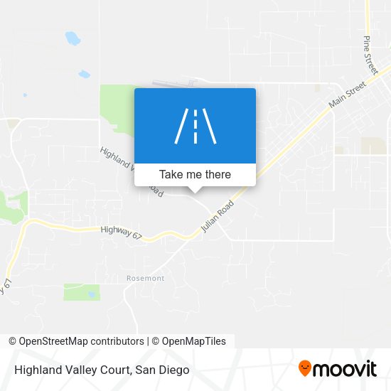 Highland Valley Court map