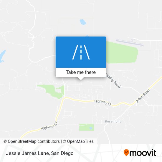 Mapa de Jessie James Lane