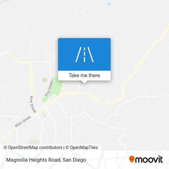 Magnolia Heights Road map