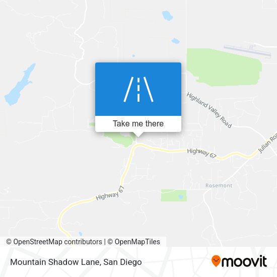 Mapa de Mountain Shadow Lane