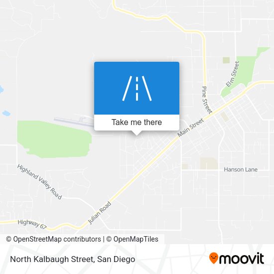 North Kalbaugh Street map