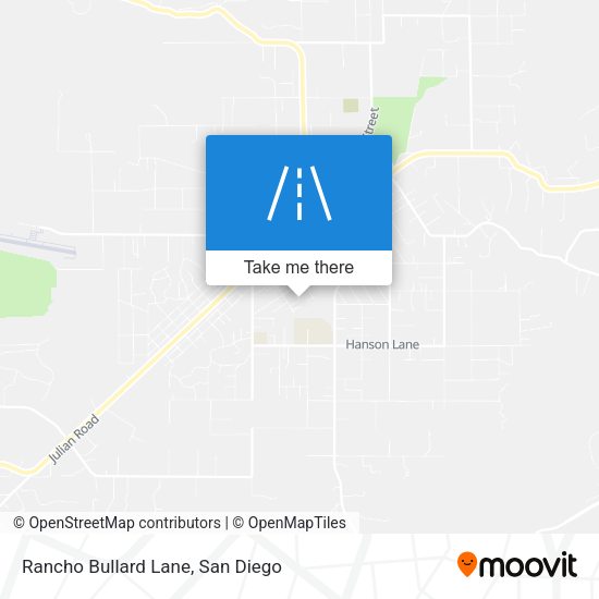 Rancho Bullard Lane map