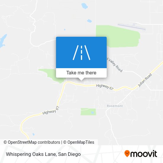 Mapa de Whispering Oaks Lane