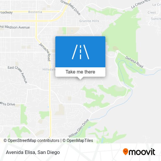 Mapa de Avenida Elisa