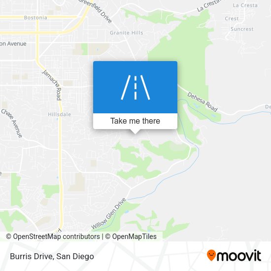 Burris Drive map