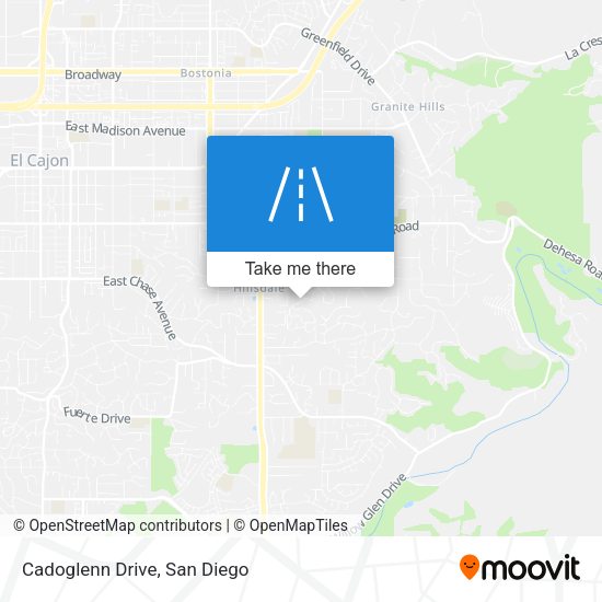 Mapa de Cadoglenn Drive