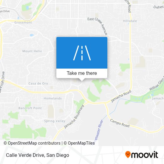 Mapa de Calle Verde Drive