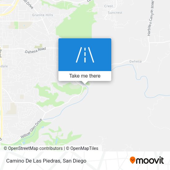 Mapa de Camino De Las Piedras
