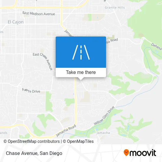 Mapa de Chase Avenue