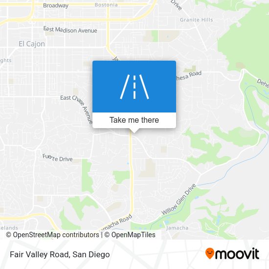 Mapa de Fair Valley Road