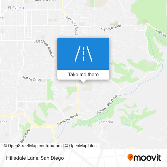 Mapa de Hillsdale Lane