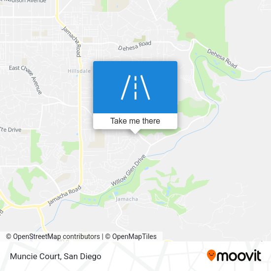 Mapa de Muncie Court