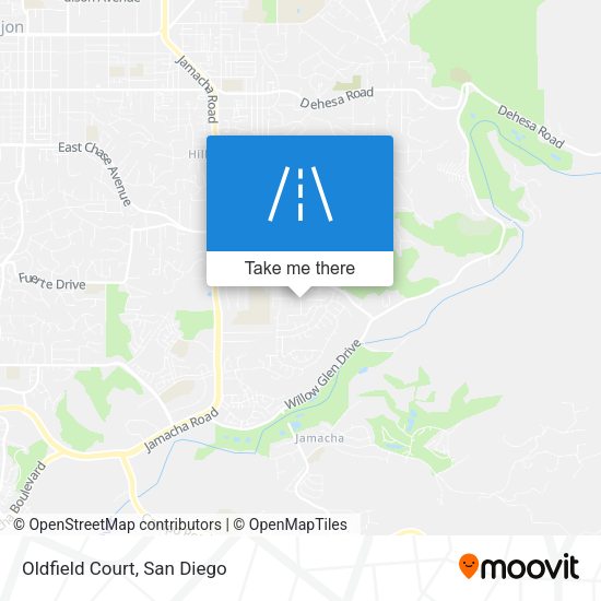 Mapa de Oldfield Court