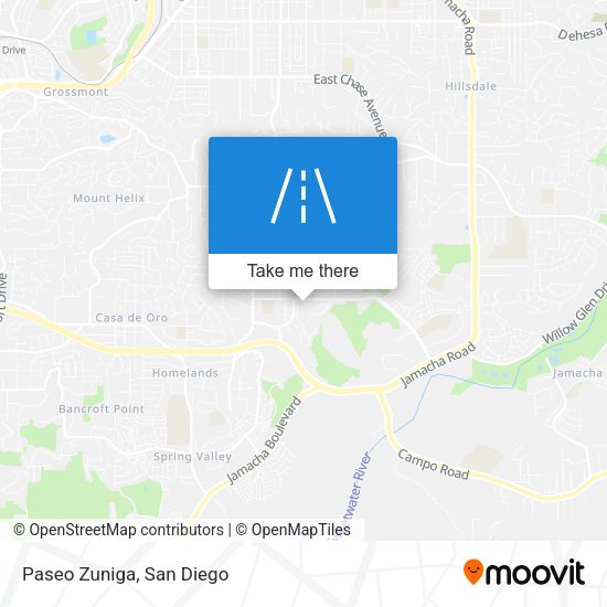Mapa de Paseo Zuniga