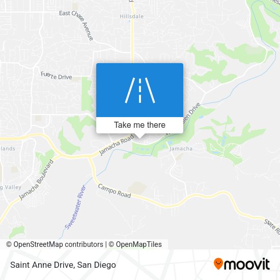 Mapa de Saint Anne Drive