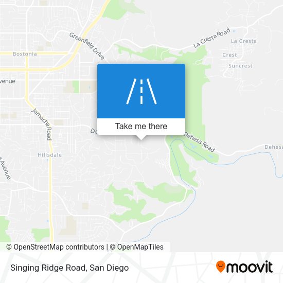 Mapa de Singing Ridge Road