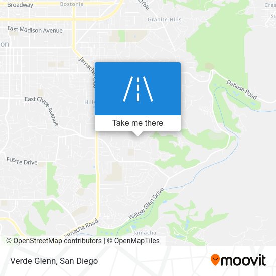 Mapa de Verde Glenn