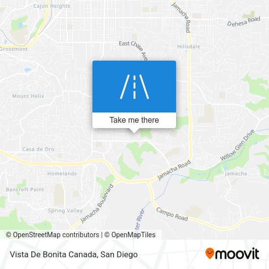 Vista De Bonita Canada map
