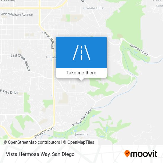 Vista Hermosa Way map