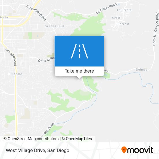 West Village Drive map
